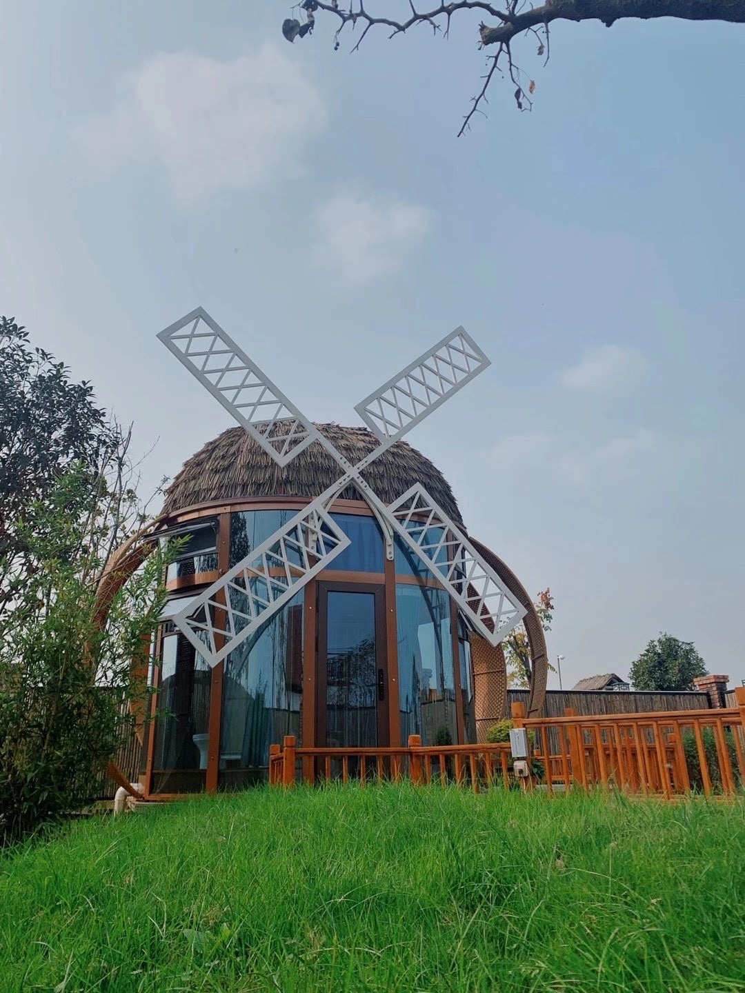 风车民宿景观小屋